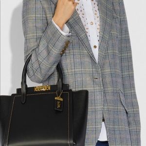 Black Coach Troupe Tote with tags and receipt